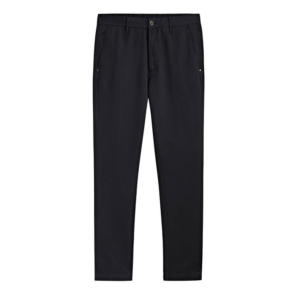 

Брюки Massimo Dutti Linen Blend Tapered Fit, темно-синий