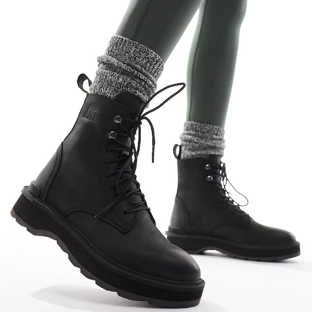 Полусапоги Sorel Hi-Line lace up, черный черные ботинки на шнуровке toga virilis