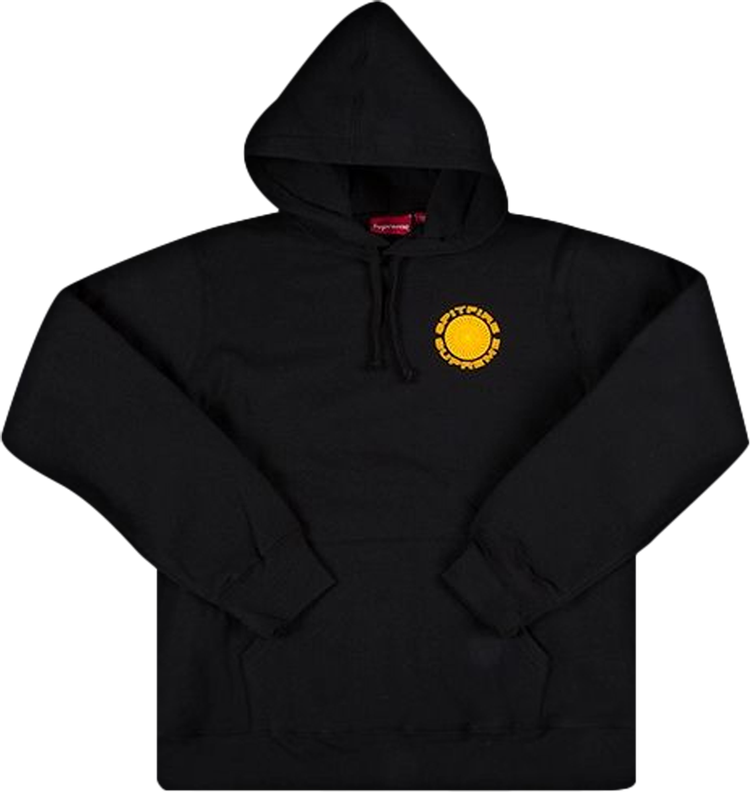 Толстовка Supreme x Spitfire Hooded Sweatshirt 'Black', черный - фото