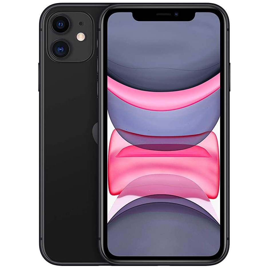 Смартфон Apple iPhone 11 128GB, Black смартфон apple iphone 15 128gb mv9k3ch a pink