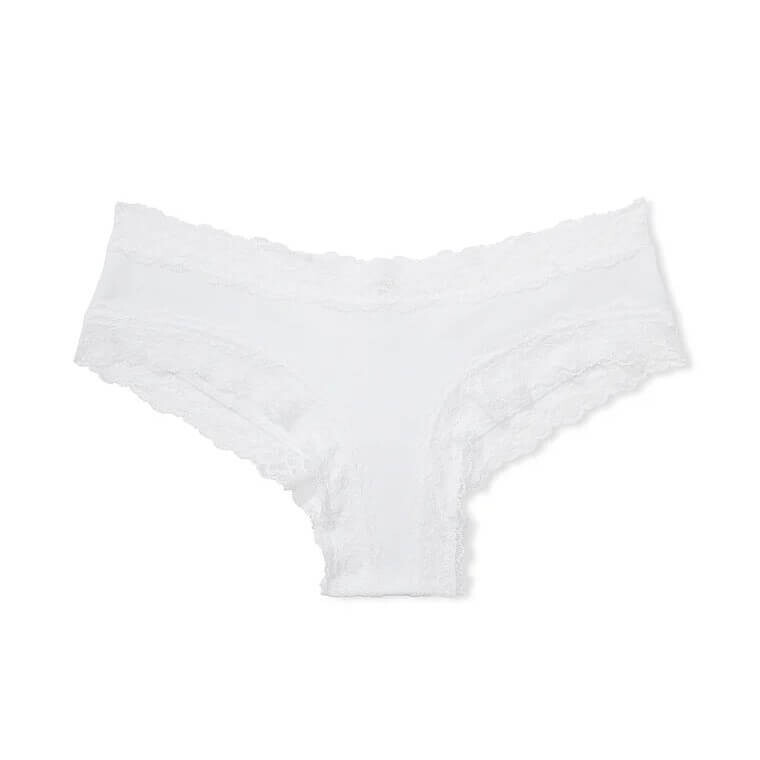 

Трусики Victoria's Secret The Lacie Posey Lace Waist Cotton, белый