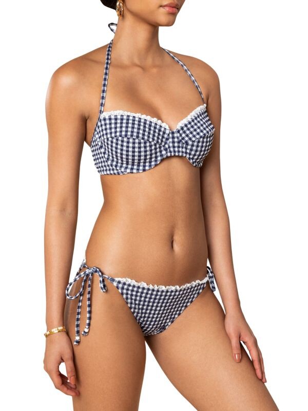 

Низ бикини из сирсакера Shoshanna Navy