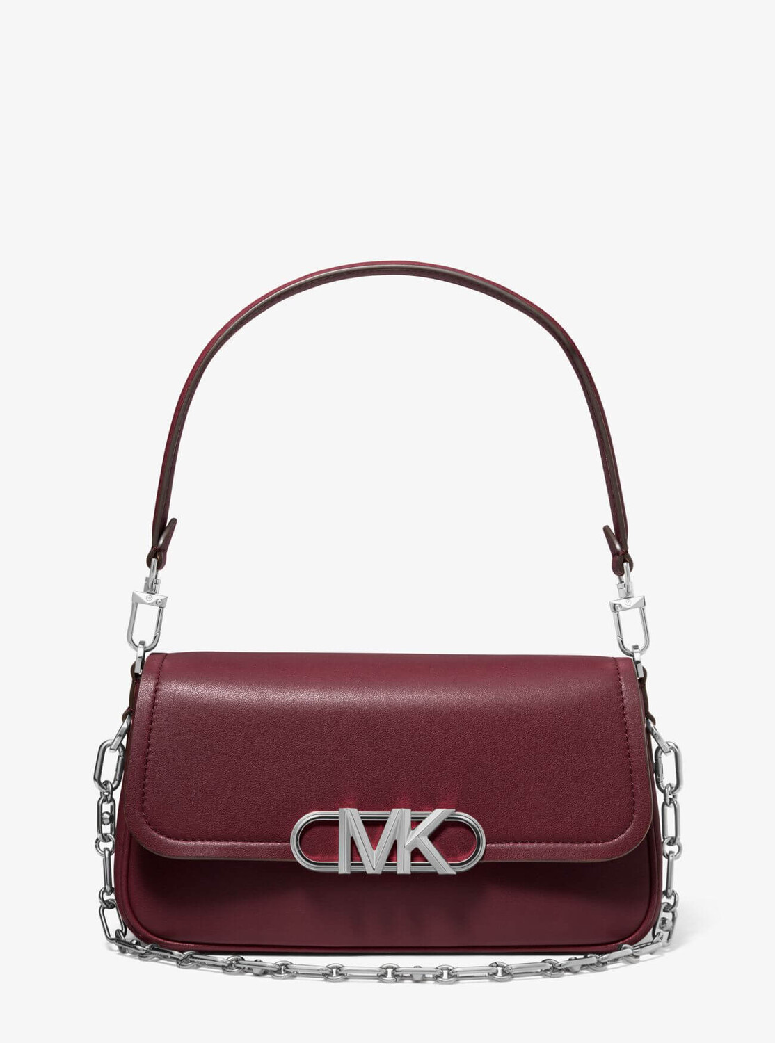 

Сумка Michael Michael Kors Parker Medium Leather Shoulder, бордо