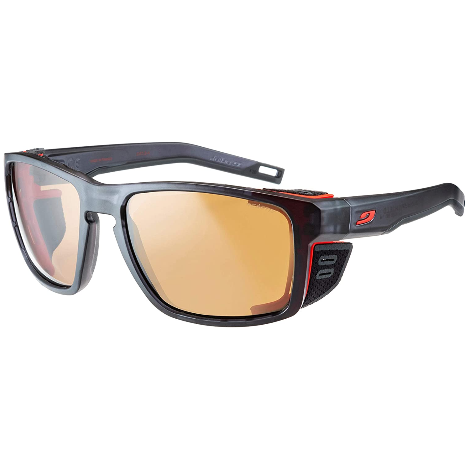 солнцезащитные очки scott shield ls с регулируемой носовой накладкой черный серый Солнцезащитные очки Julbo Shield Reactiv, черный