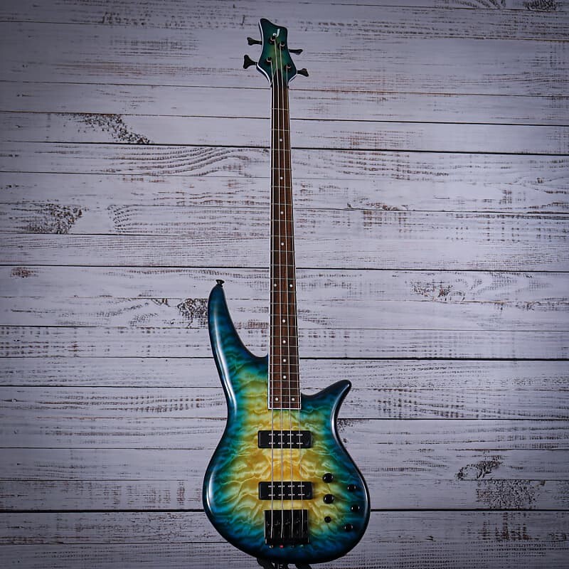 

Jackson X Series Spectra Bass SBXQ IV | Янтарно-голубой взрыв