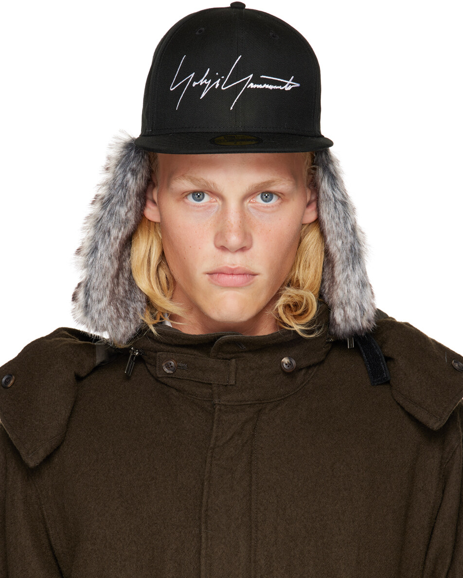

Черная шапка New Era Edition 59FIFTY для собак Yohji Yamamoto