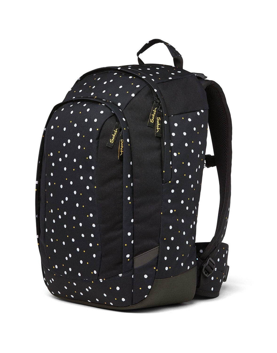 

Рюкзак Satch Sleek Lazy Daisy, черный/белый/желтый