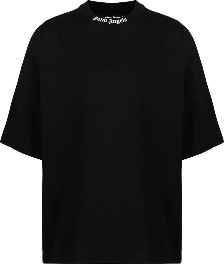 Футболка Palm Angels Classic Logo Over Tee 'Black', черный - фото