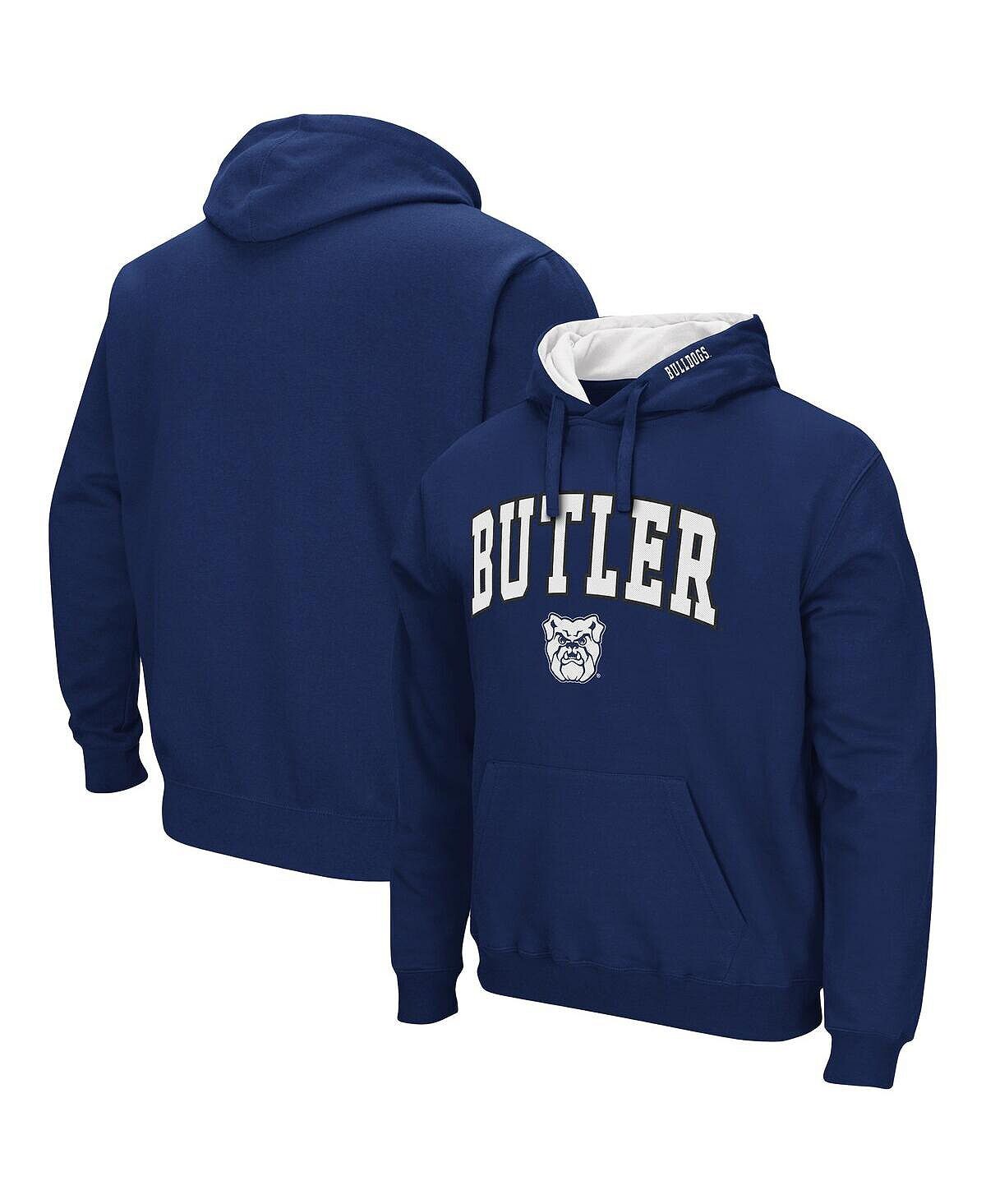 

Мужская толстовка с капюшоном и логотипом butler bulldogs темно-синего цвета с капюшоном Colosseum, синий