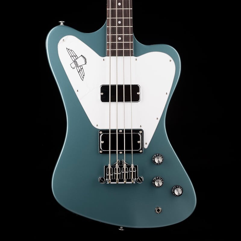 

Gibson Non-Reverse Thunderbird Bass Faded Pelham Blue с футляром