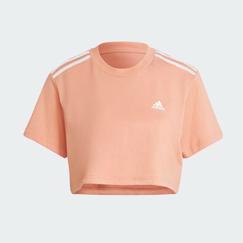 

Футболка Adidas Training Hyperglam Cropped, розовато-персиковый