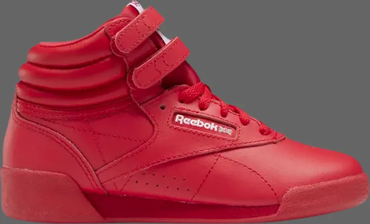 Кроссовки freestyle high little kid 'vector red' Reebok, красный