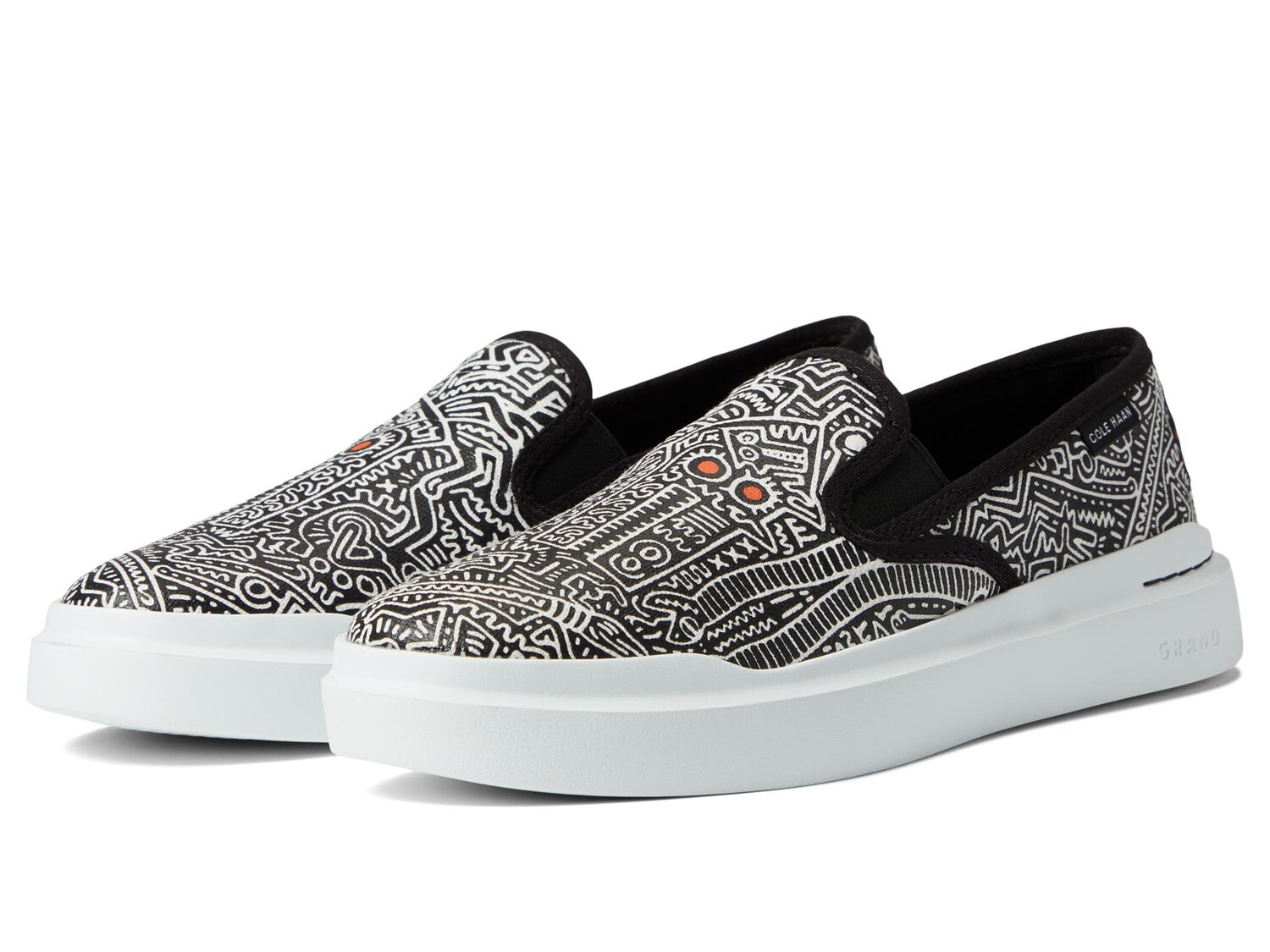 

Кроссовки Cole Haan, CH X Keith Haring Grandpro Rally Slip-On