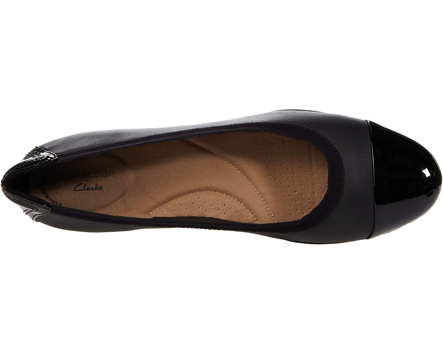 

Туфли на плоской подошве Sara Orchid Clarks, кожа
