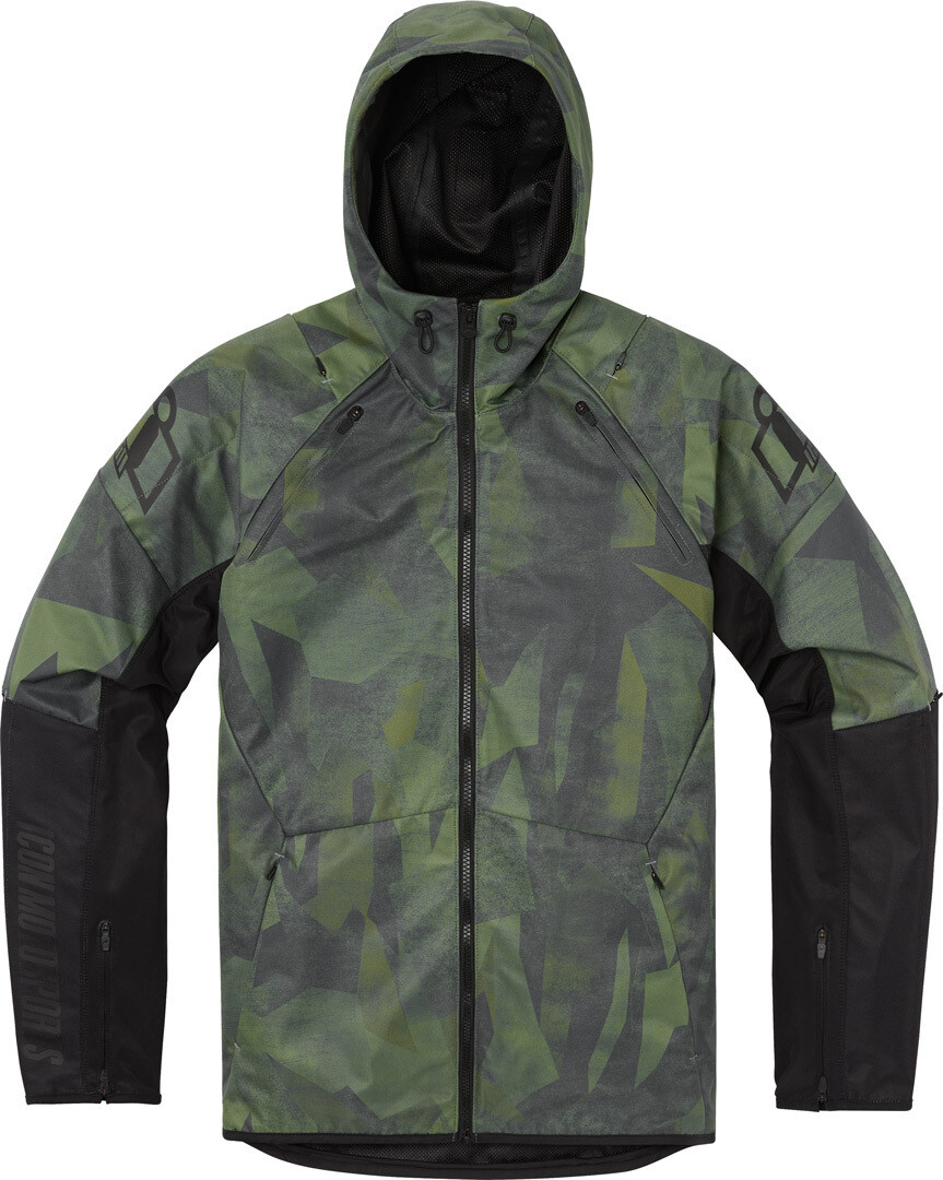 

Куртка Icon Airform Battlescar текстильная, камуфляжный
