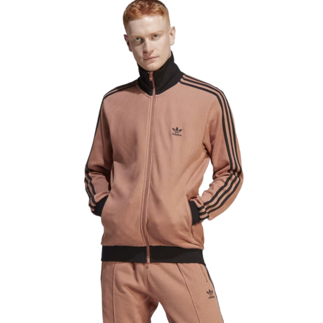 

Куртка Adidas Originals Adicolor Classics Waffle Beckenbauer, коричневый