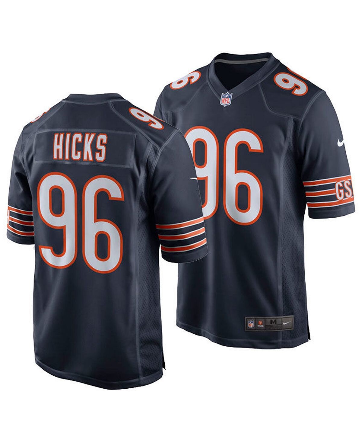 

Мужская футболка akiem hicks chicago bears game джерси Nike, синий