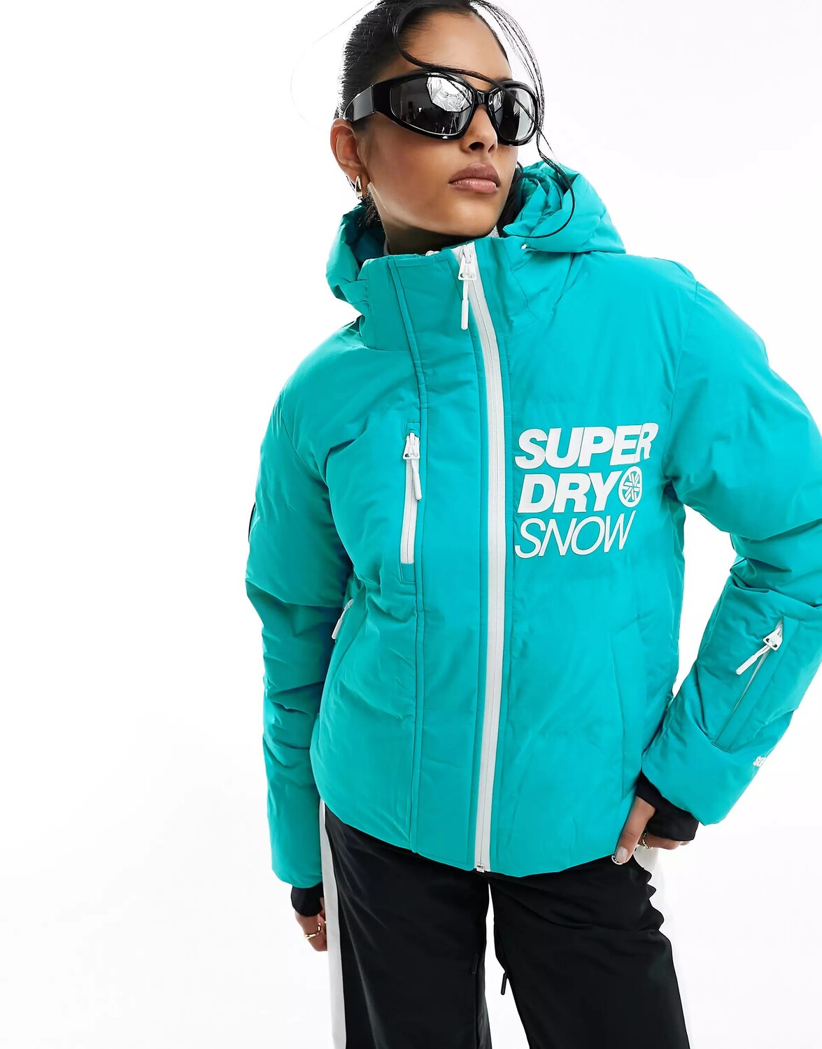 

Куртка Superdry Ski Boxy, голубой, Синий
