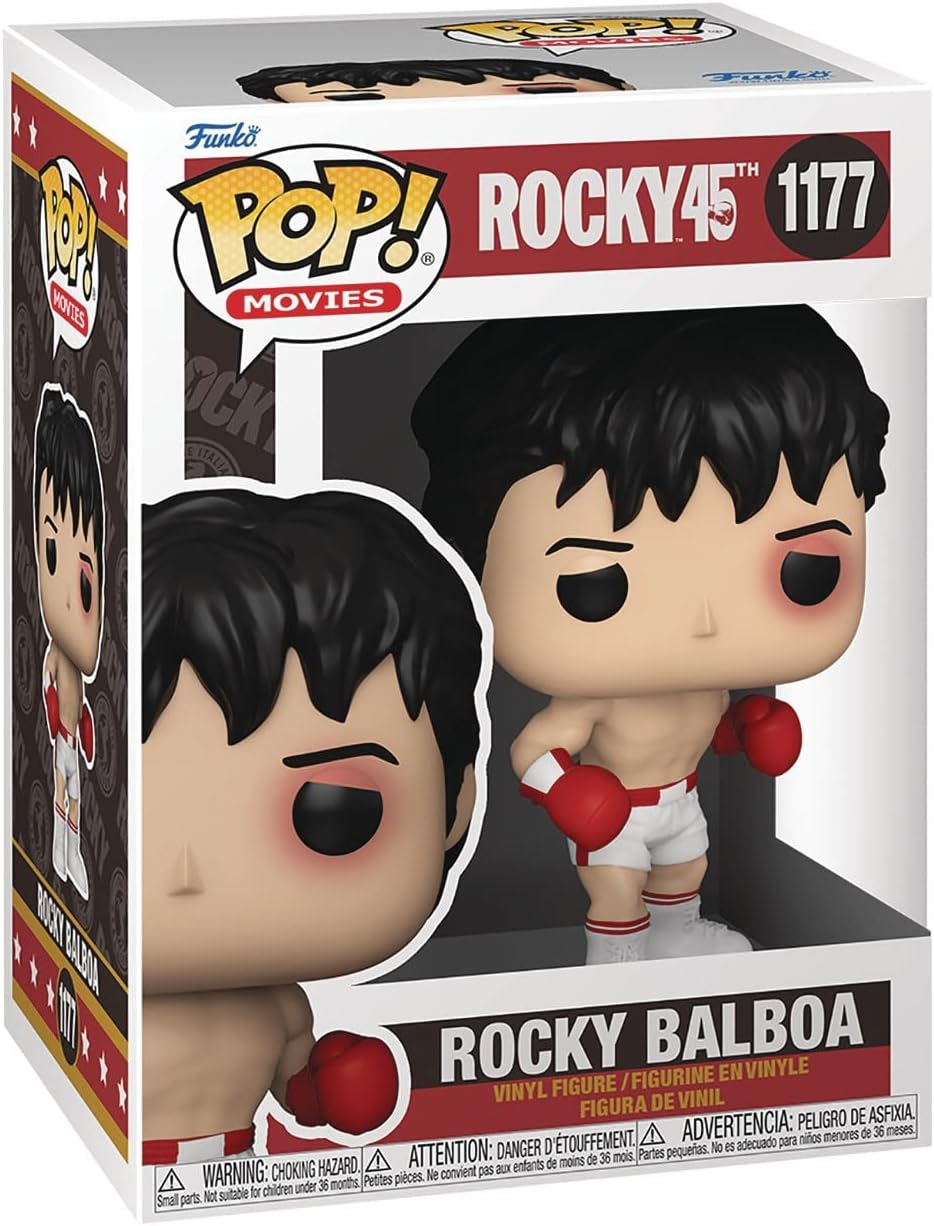 Фигурка Funko POP! Rocky 45th Anniversary - Rocky Balboa Pop! Vinyl Figure книжка игрушка рокки и крепыш