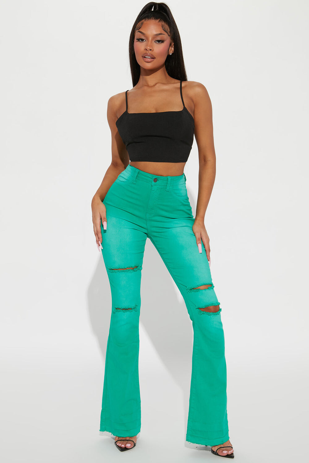 

Джинсы Fashion Nova AP2143F, зеленый