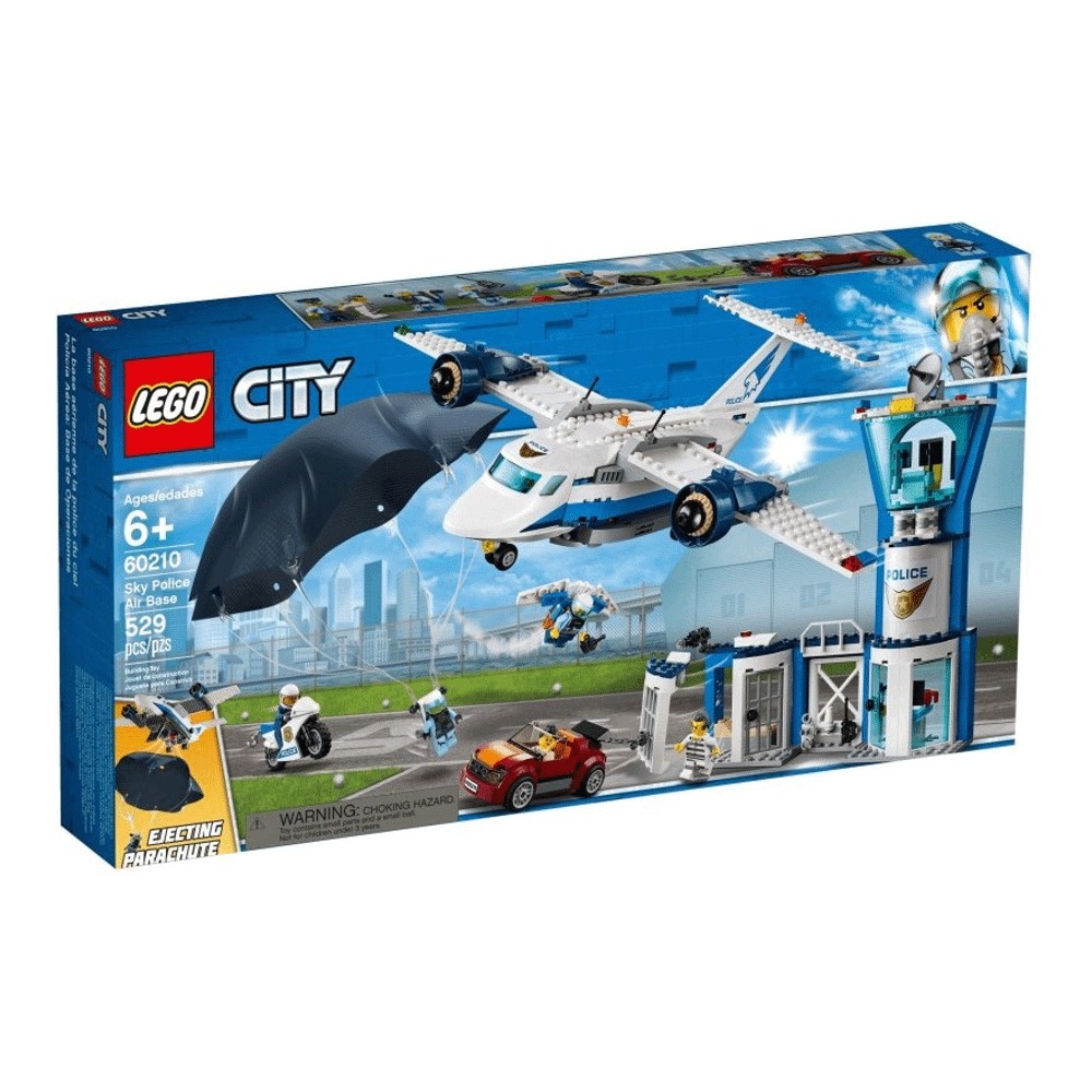 конструктор lego city 60210 воздушная полиция авиабаза 529 дет Конструктор LEGO City 60210 Полицейская база