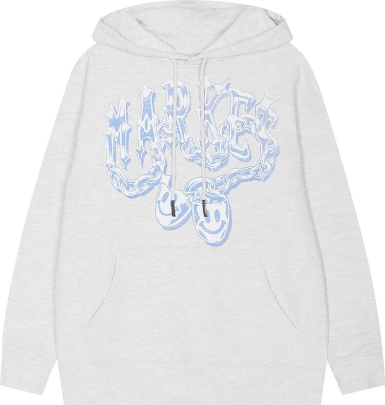 

Худи Market Smiley Market Chain Hoodie 'Ash', серый
