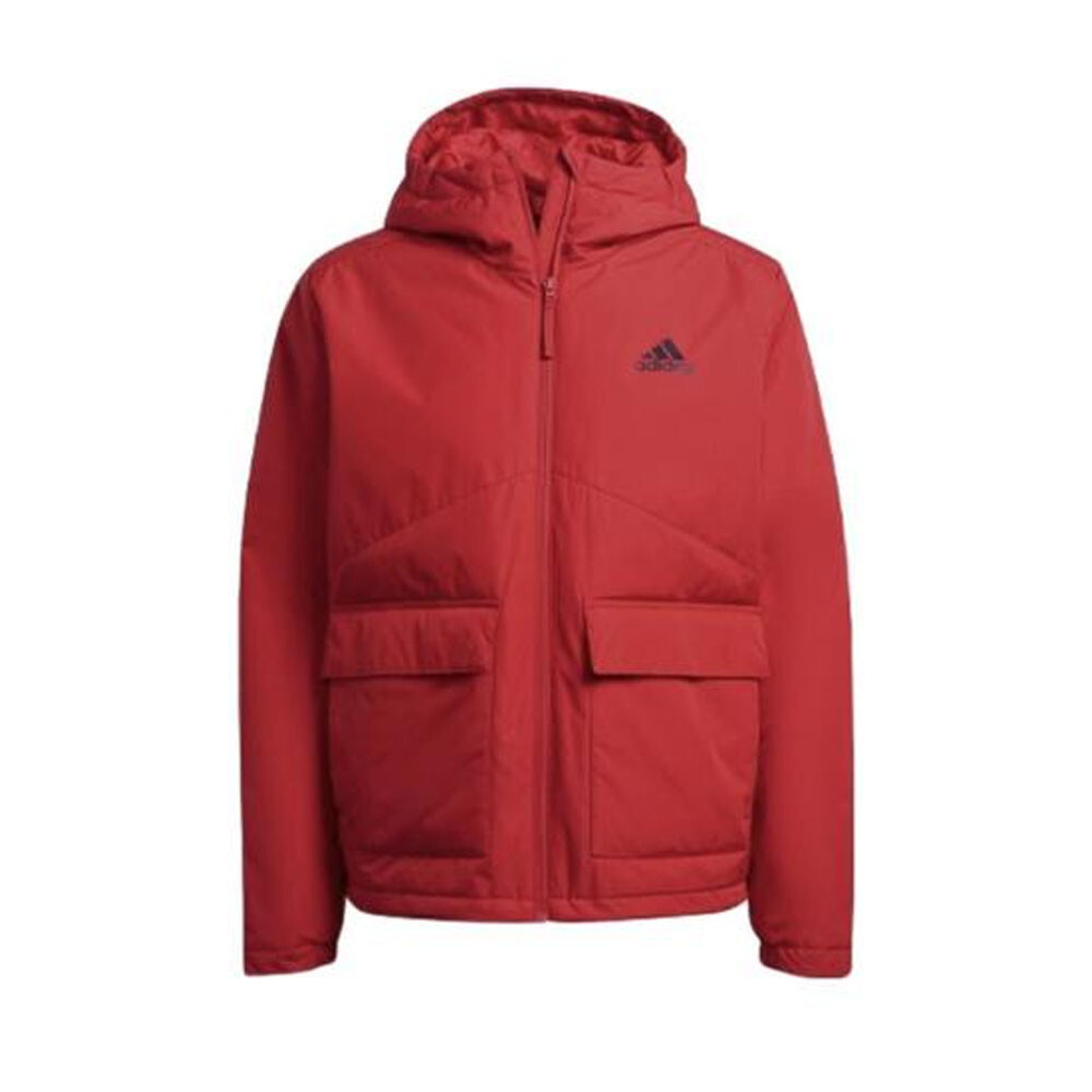 

Куртка Adidas Bsc Insulated Hooded, красный