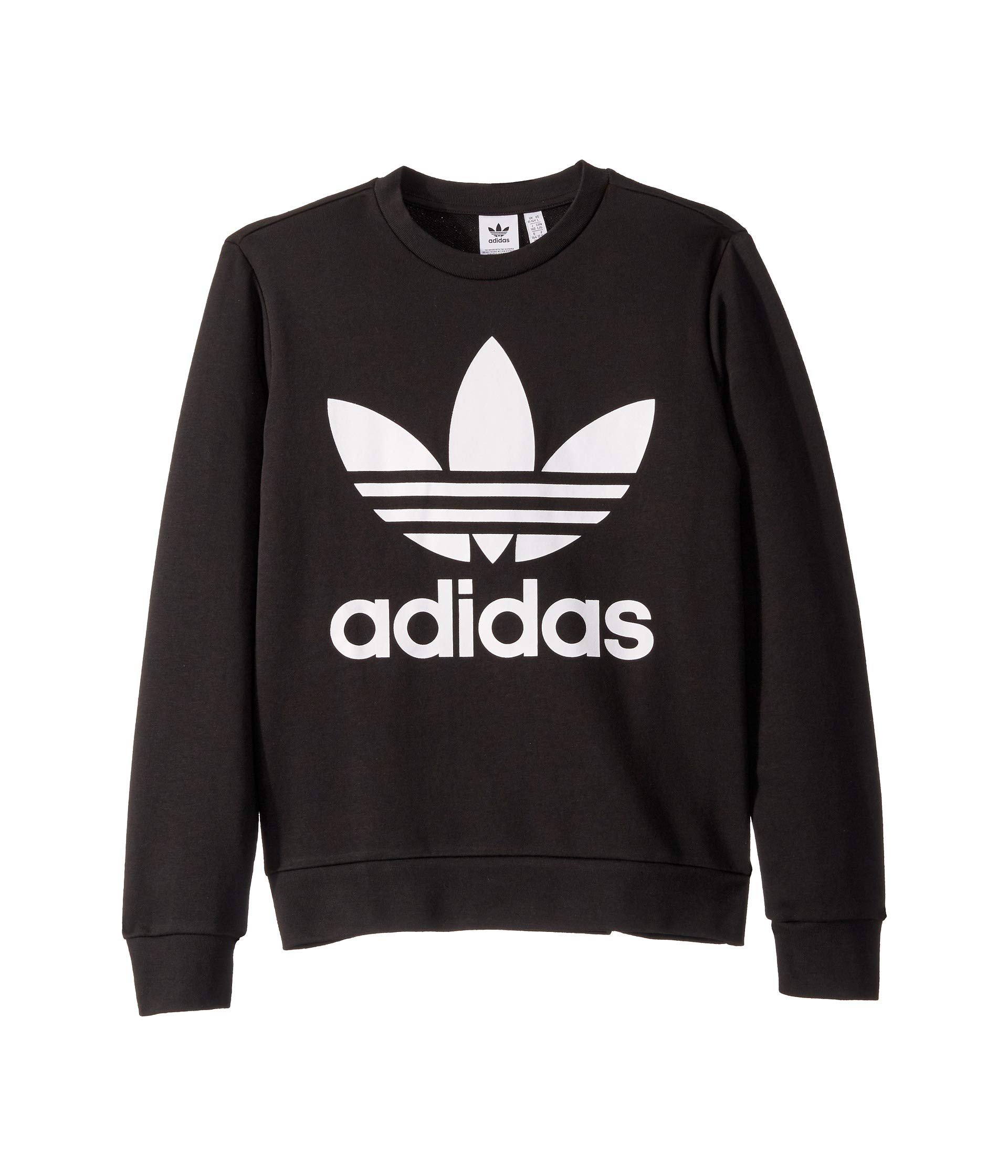 Пуловер adidas Originals Kids, Trefoil Crew Sweater adidas originals magmur black white женские