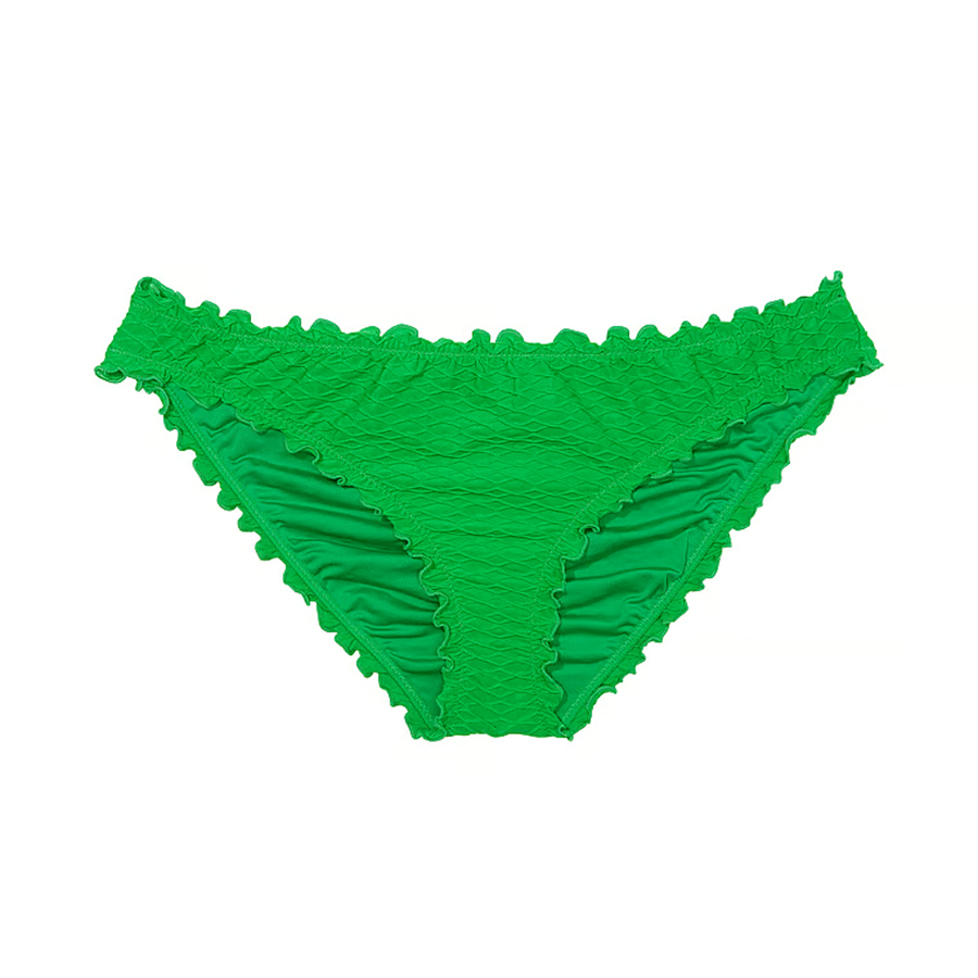 Плавки бикини Victoria's Secret Swim Mix & Match Ruffle Cheeky Fishnet, зеленый плавки бикини victoria s secret swim mix