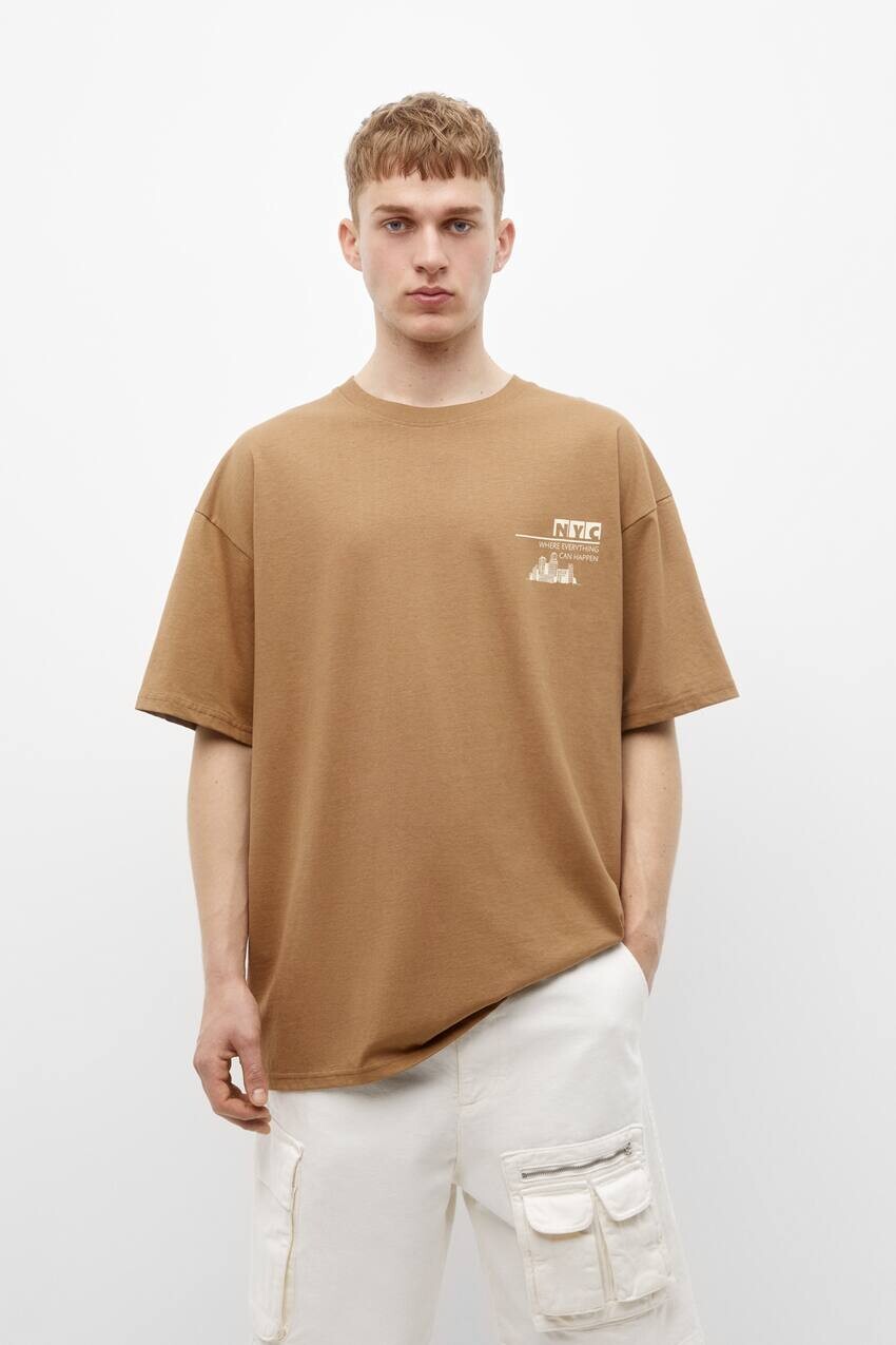 

NYC футболка с короткими рукавами Pull&Bear