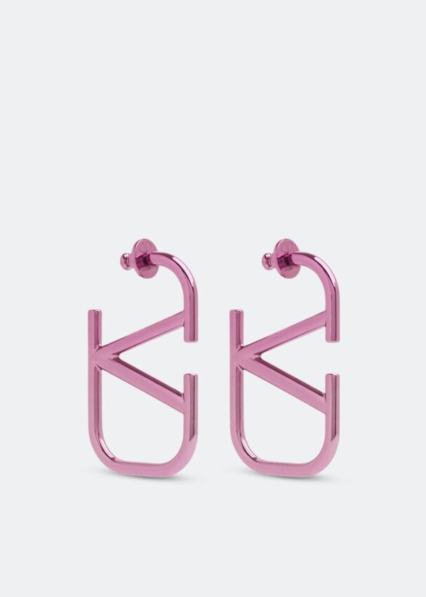 

Серьги VALENTINO GARAVANI VLogo Signature earrings, розовый