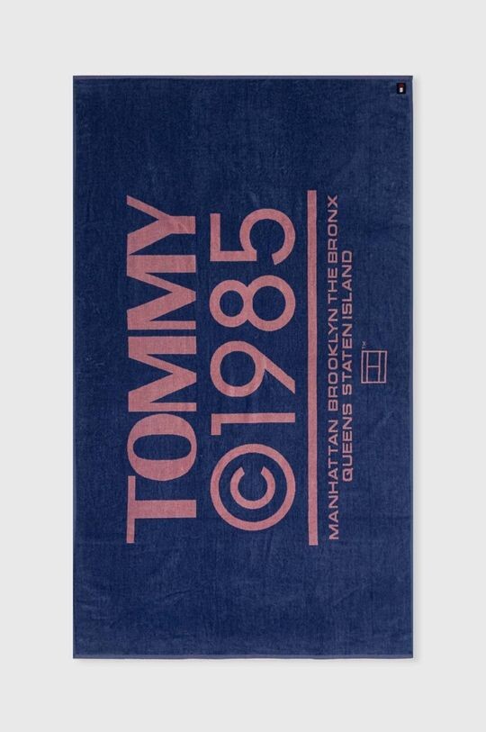 

Хлопковое полотенце Tommy Jeans, синий