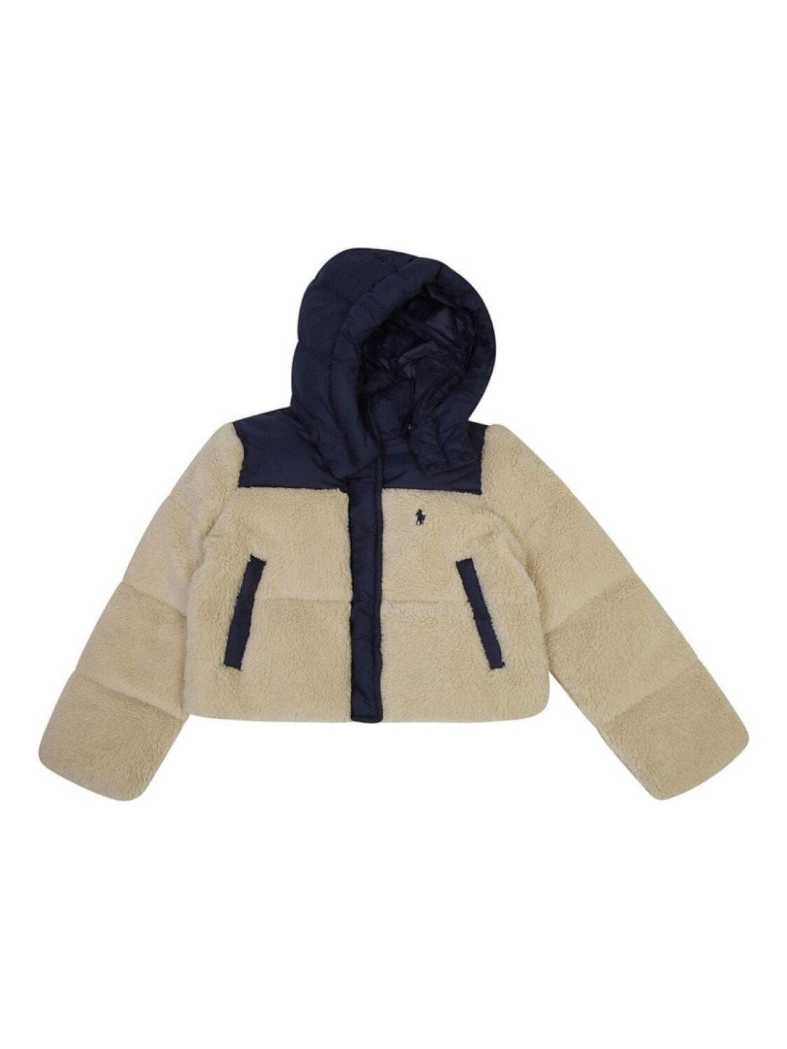 

Утепленная куртка Ralph Lauren Kids Teddy, серый