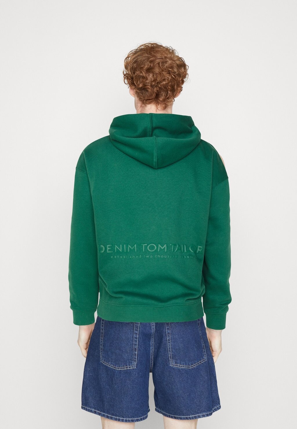 

Толстовка TOM TAILOR DENIM, цвет hunter green
