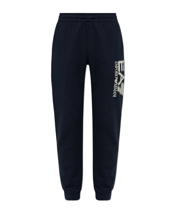 

Спортивные брюки с логотипом Emporio Armani Ea7, синий