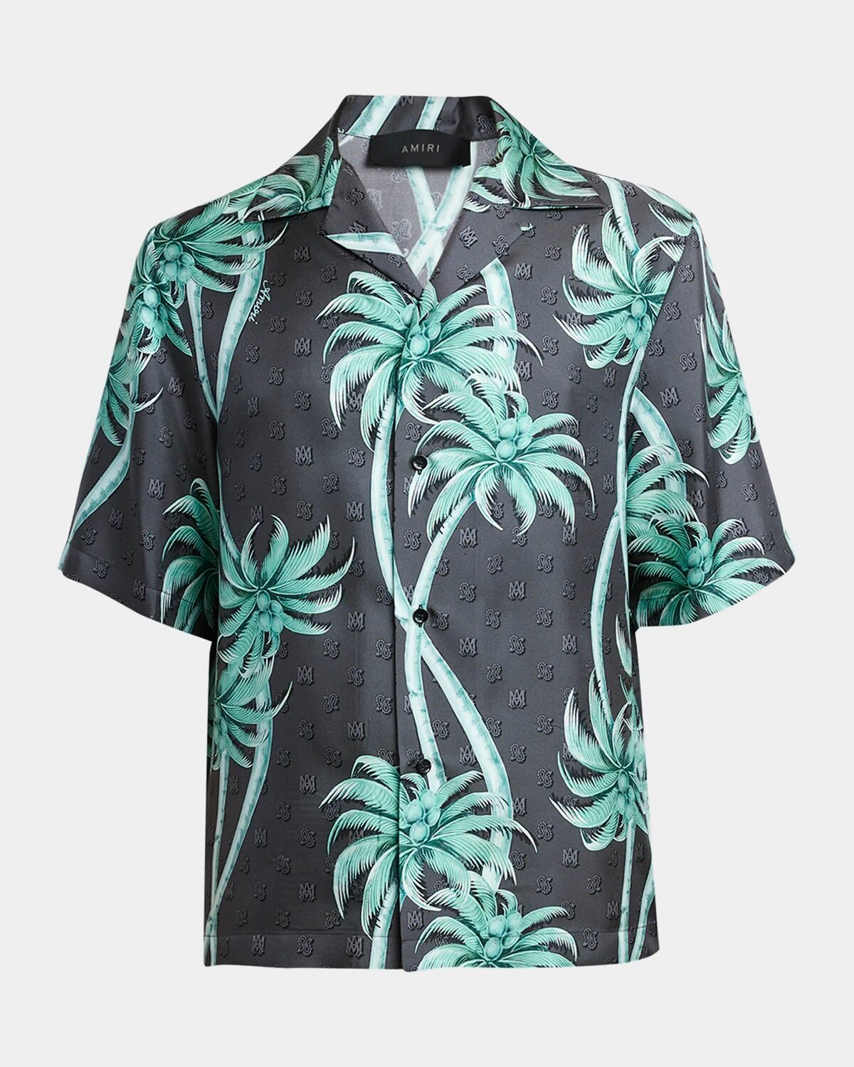 

Мужская рубашка для боулинга Palm Amiri, черный