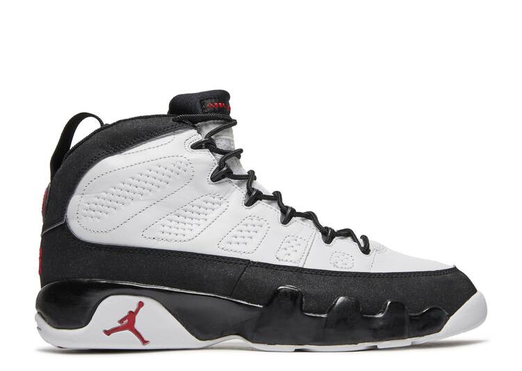 

Кроссовки AIR JORDAN 9 RETRO 'WHITE BLACK RED' 2002, белый