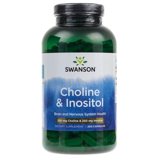 Swanson, Холин и инозитол, 250 капсул solaray холин и инозитол 250 мг 100 растительных капсул