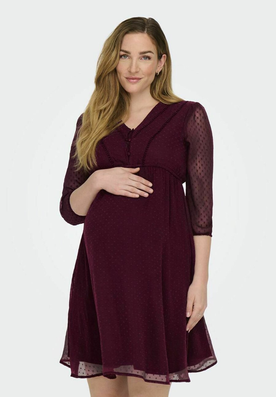 

Летнее платье ONLY MATERNITY, бордовый