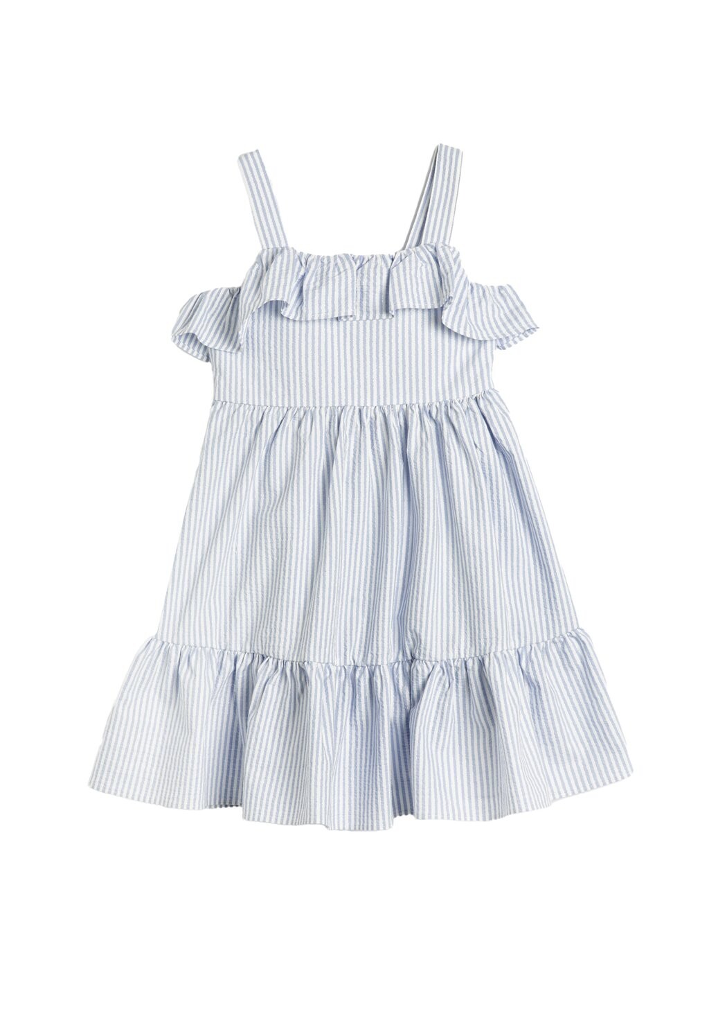 

Дневное платье STRAPPY RUFFLE BLEND Koton, цвет blue stripe