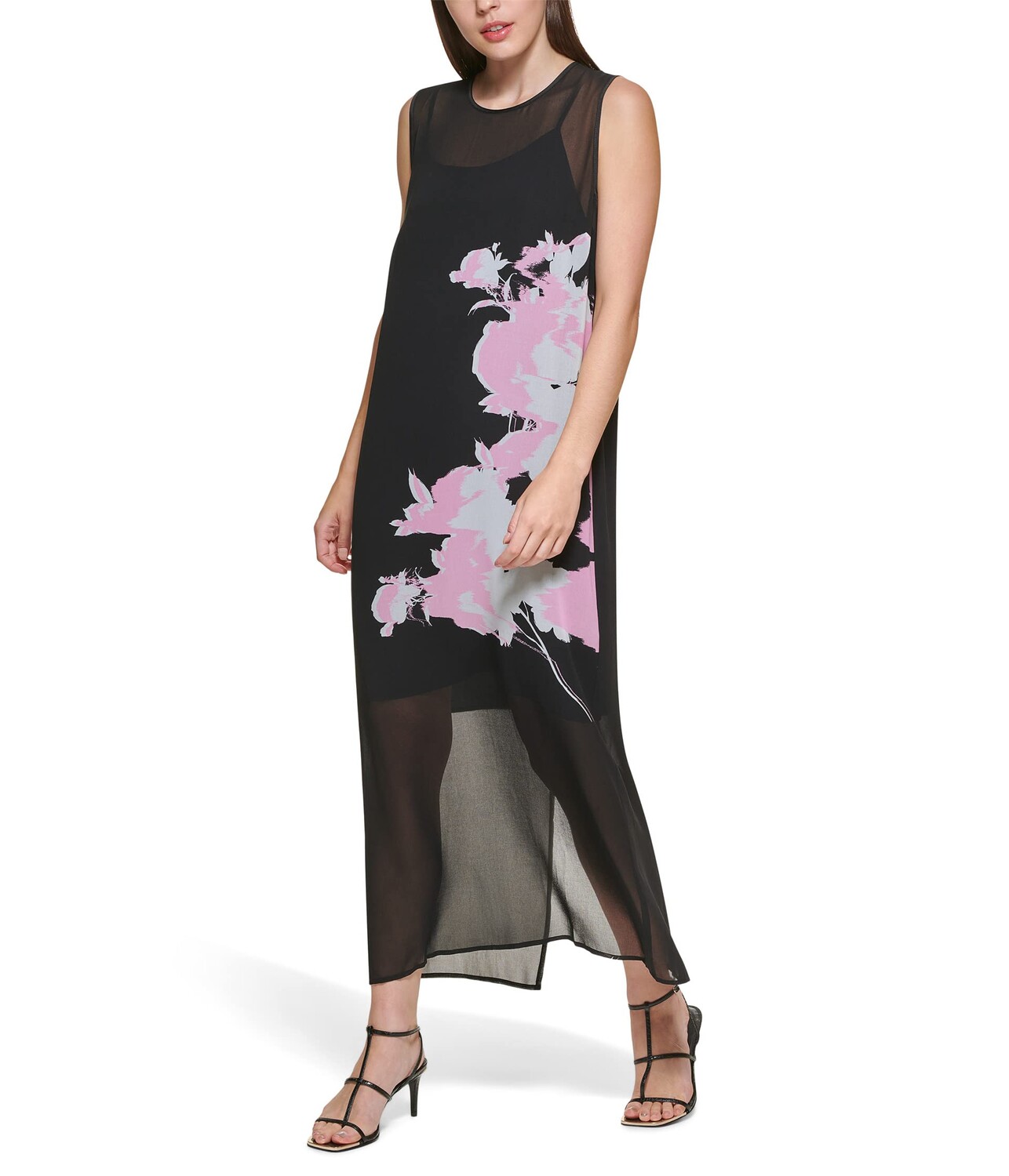 

Платье DKNY, Printed Sleeveless Midi Dress