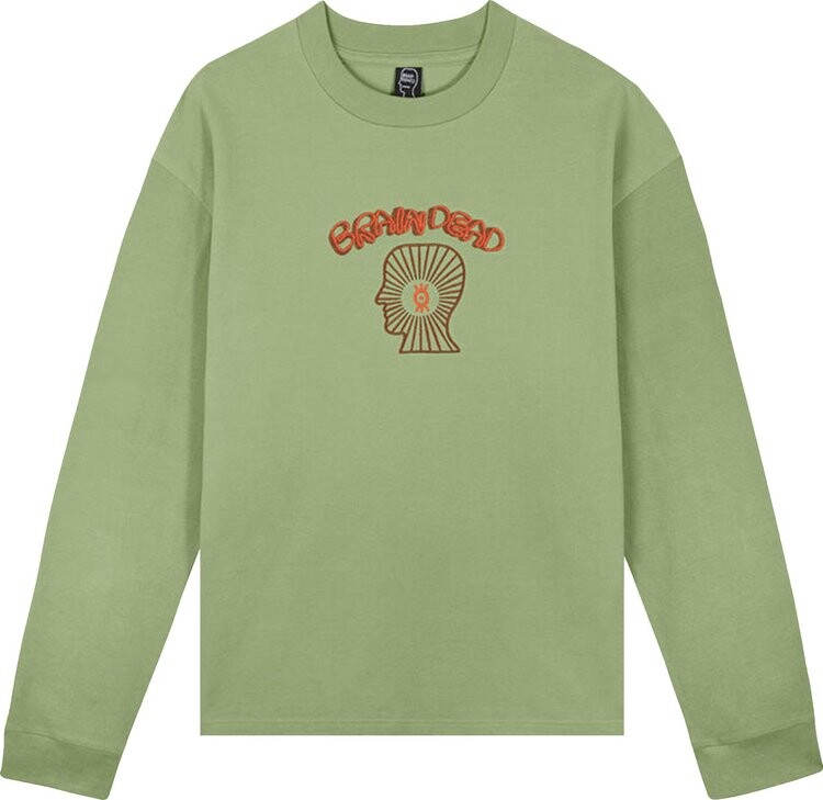 

Рубашка Brain Dead Oracle Pique Long-Sleeve Shirt 'Green', зеленый