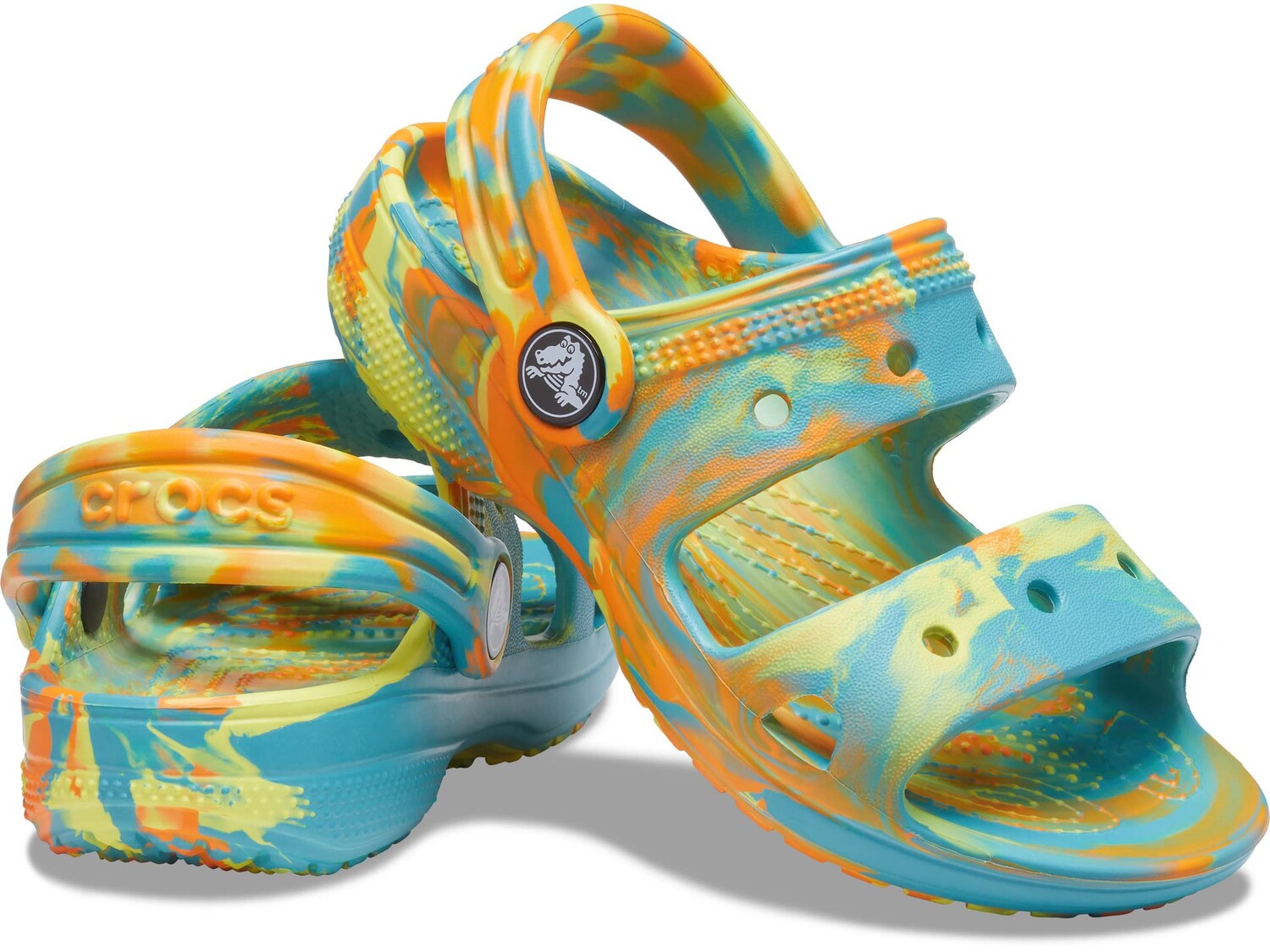 

Сандалии Crocs Kids, Classic Marbled Tie-Dye Sandal