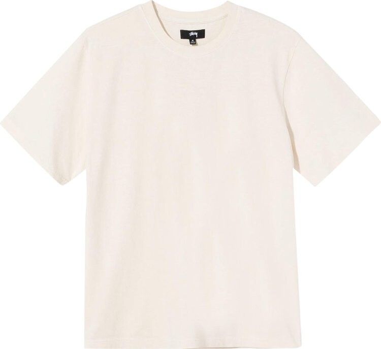 

Футболка Stussy Stock Logo Short-Sleeve Crew 'Oatmeal', загар