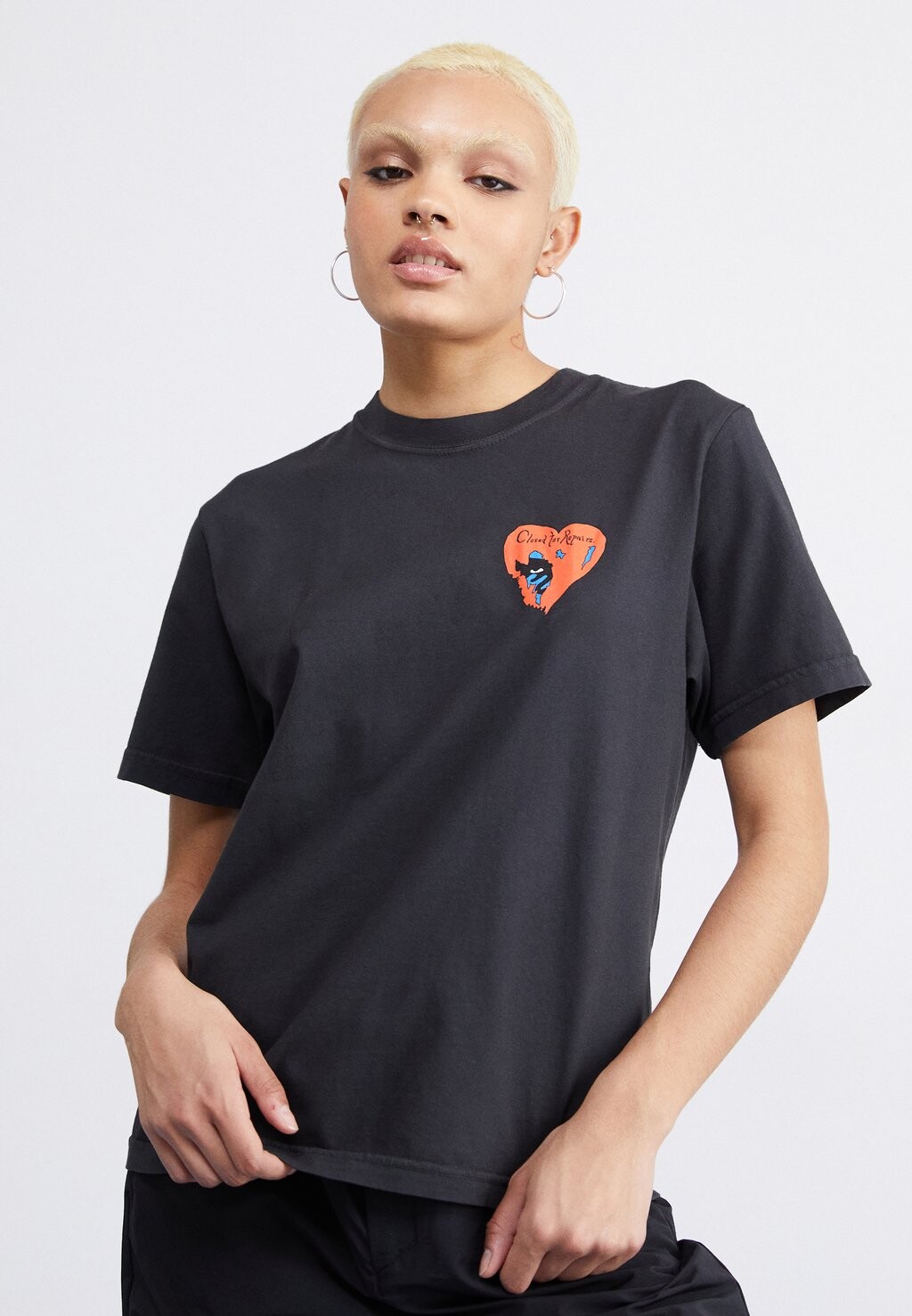 

Футболка с принтом CLOSED FOR REPAIRS Obey Clothing, цвет black