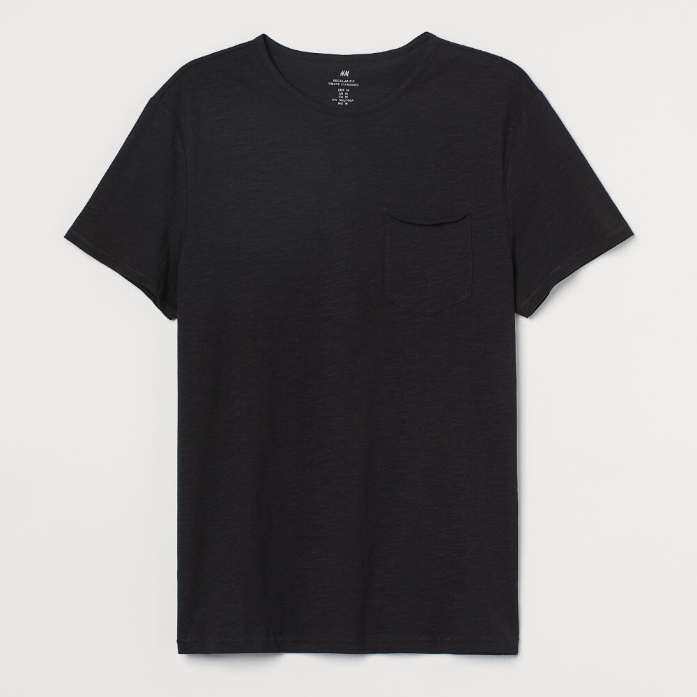 

Футболка H&M Regular Fit, черный