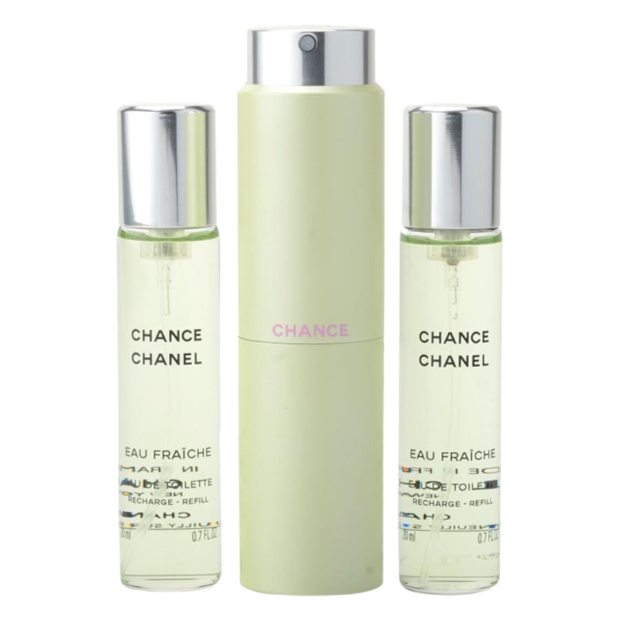 цена Туалетная вода Chanel Chance Eau Fraîche Twist And Spray, 3х20 мл