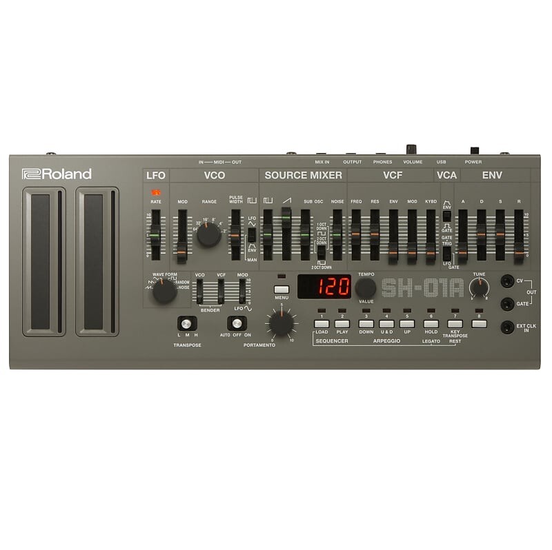 

Новый синтезатор Roland SH-01A со звуковым модулем Sequencer SH-01A Boutique Series Monophonic Synthesizer Module