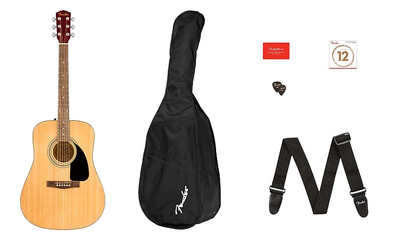 

Набор для акустической гитары Fender FA115 Dreadnought, натуральный цвет 097-1210-721