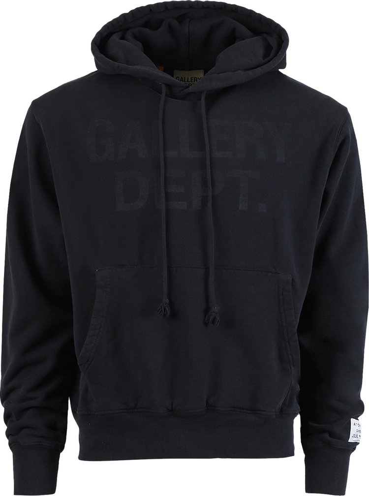 Худи Gallery Dept. Logo Hoodie 'Black', черный - фото